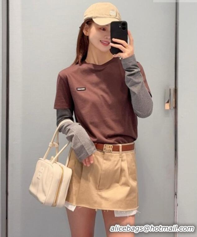 Fashion Discount Miu Miu Top M092977 Brown 2026