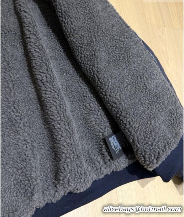 Well Crafted Miu Miu Fleece Down Jacket M093010 Deep Blue 2026
