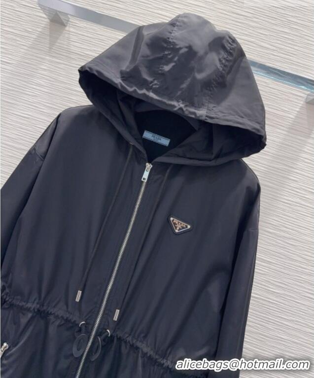 Buy Inexpensive Prada Nylon Jacket P093001 Black 2026
