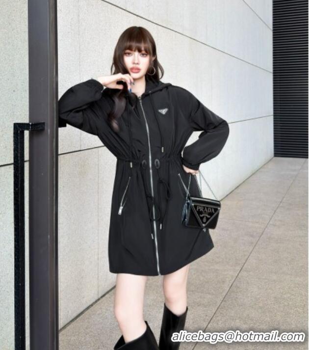Buy Inexpensive Prada Nylon Jacket P093001 Black 2026