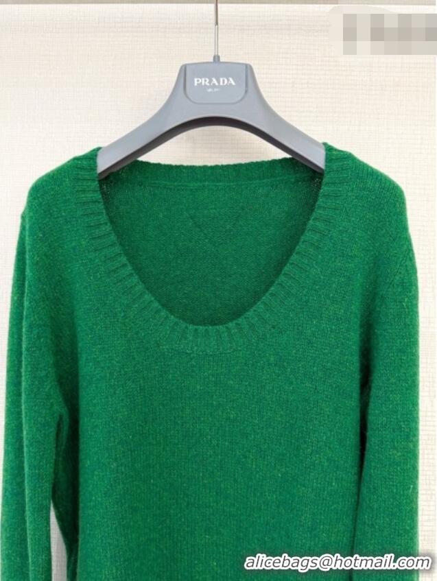 Buy Fashionable Prada Wool Sweater P093012 Green 2026