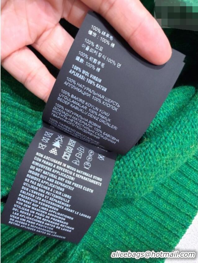 Buy Fashionable Prada Wool Sweater P093012 Green 2026