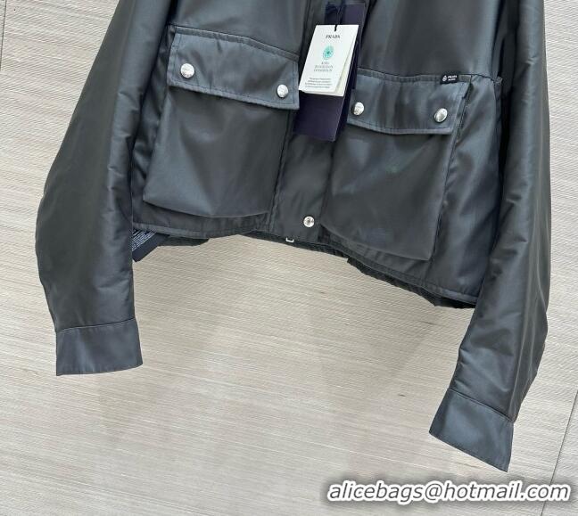 Luxury Cheap Prada Padded Jacket P093036 Black 2026