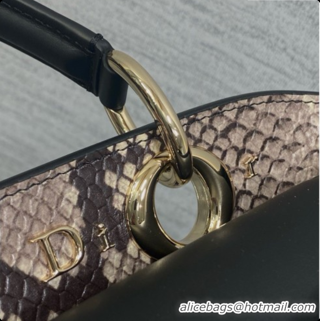 Low Cost Dior Small Cigale Bag in Black Smooth Calfskin D090441 2026