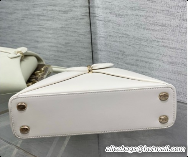 Affordable Price Dior Small Cigale Bag in White Smooth Calfskin D090442 2026