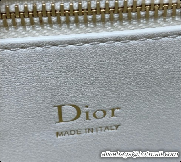 Affordable Price Dior Small Cigale Bag in White Smooth Calfskin D090442 2026
