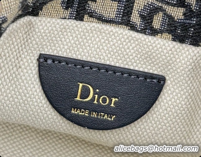 Best Luxury Dior Mini DiorTravel Bucket Bag in Blue Dior Oblique Jacquard S2426 2026