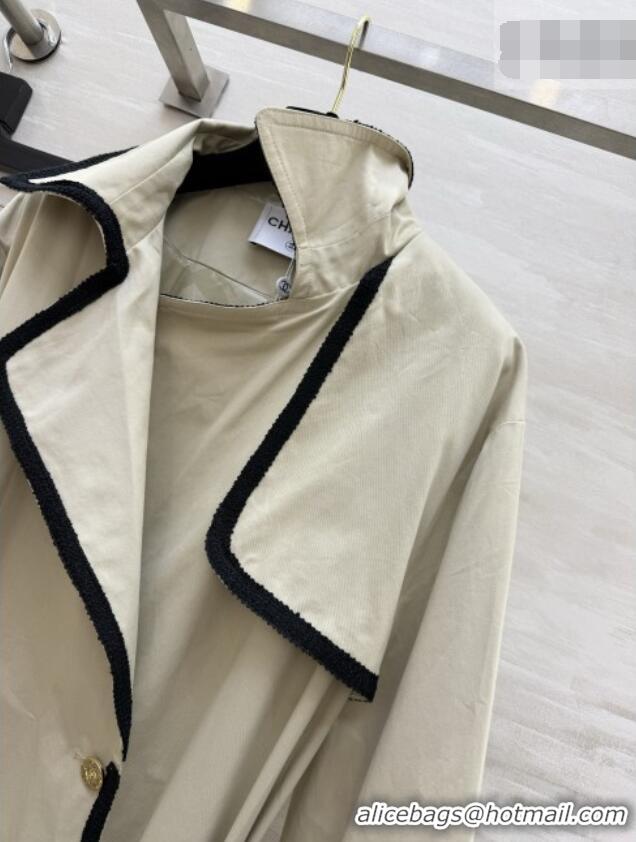 Market Sells Chanel Long Trench Coat CH093007 Khaki 2026