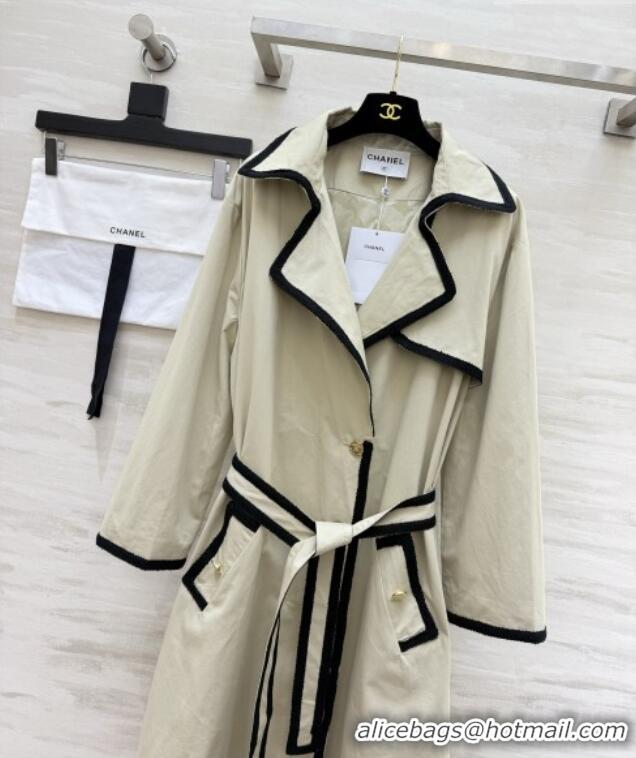 Market Sells Chanel Long Trench Coat CH093007 Khaki 2026