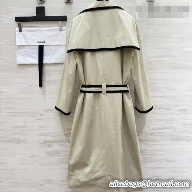 Market Sells Chanel Long Trench Coat CH093007 Khaki 2026
