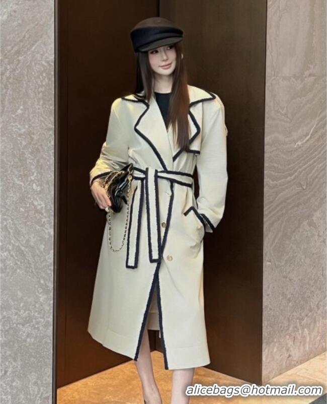 Market Sells Chanel Long Trench Coat CH093007 Khaki 2026