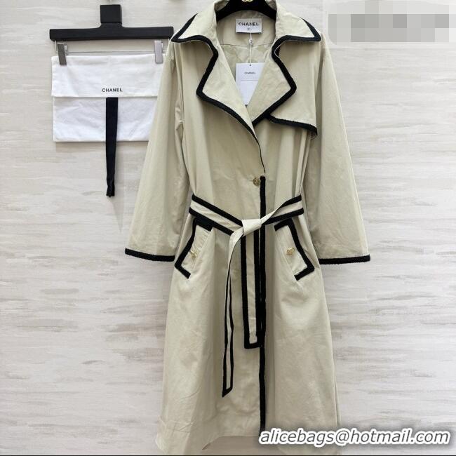 Market Sells Chanel Long Trench Coat CH093007 Khaki 2026