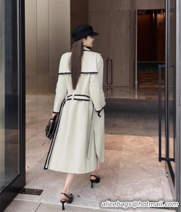 Market Sells Chanel Long Trench Coat CH093007 Khaki 2026