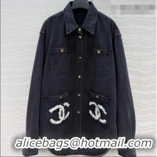 Spot Bulk Chanel Denim Shirt CH093016 Black 2026