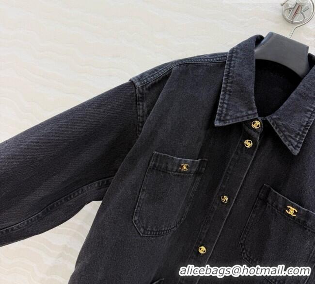Spot Bulk Chanel Denim Shirt CH093016 Black 2026