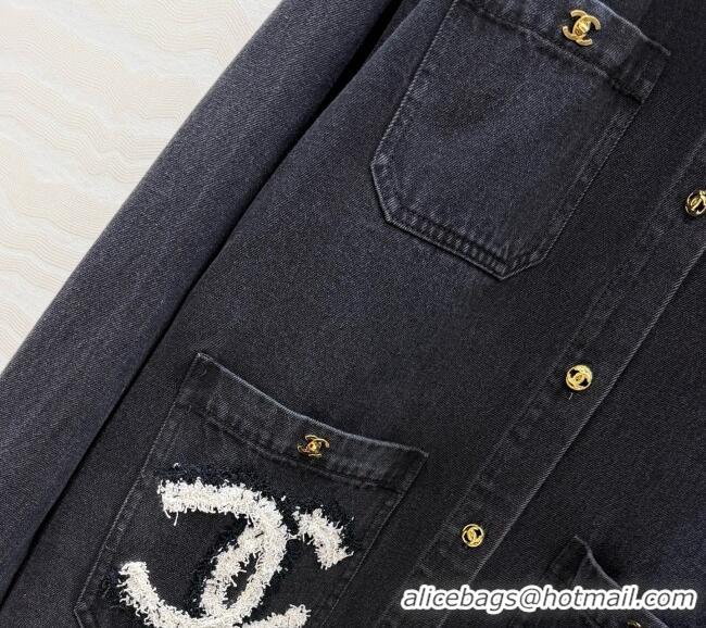 Spot Bulk Chanel Denim Shirt CH093016 Black 2026