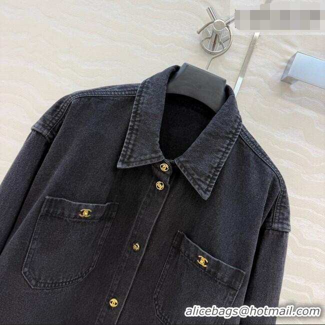 Spot Bulk Chanel Denim Shirt CH093016 Black 2026