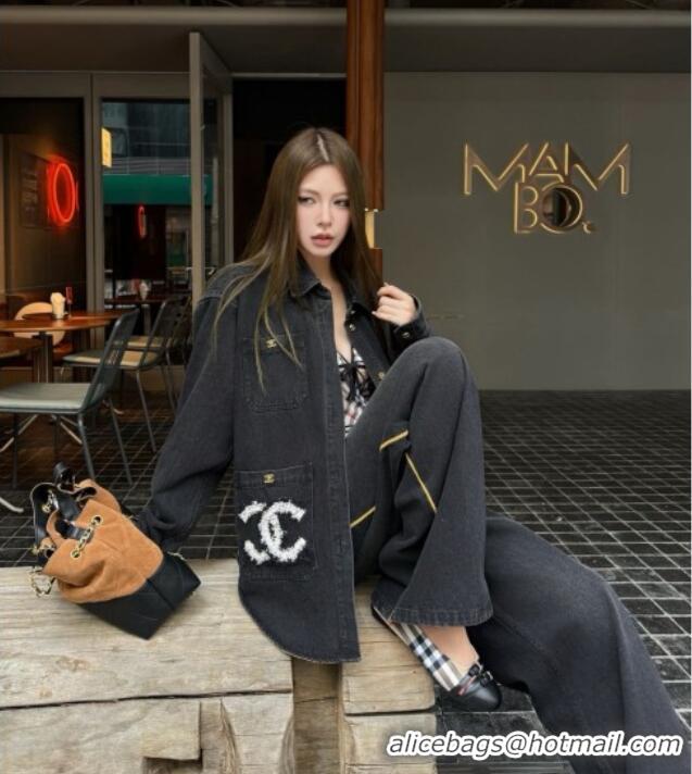 Spot Bulk Chanel Denim Shirt CH093016 Black 2026