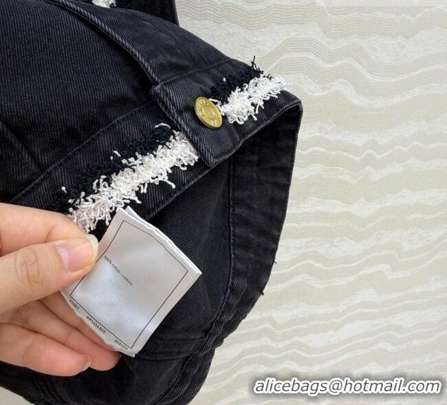 Sophisticated Discount Chanel Denim Vest CH093018 Black 2026