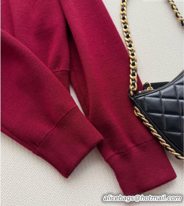 Buy Cheap Chanel Wool Cardigan CH093026 Burgundy 2026