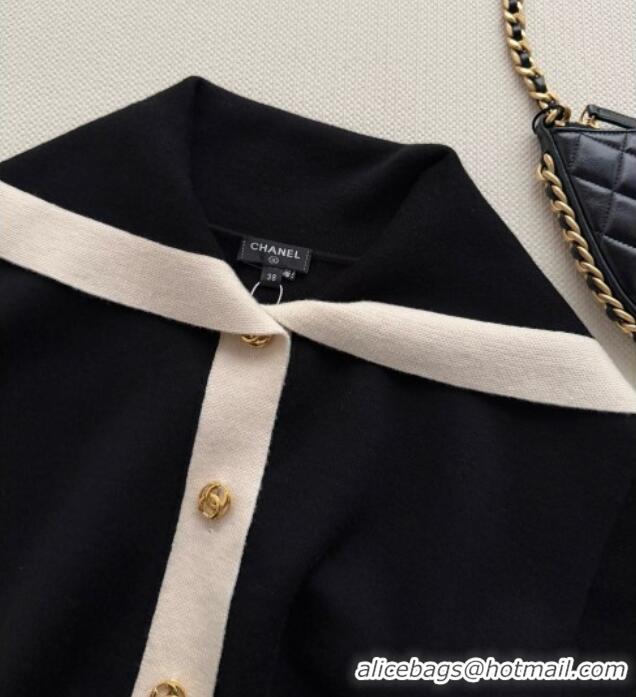 Spot Bulk Chanel Wool Cardigan CH093027 Black 2026