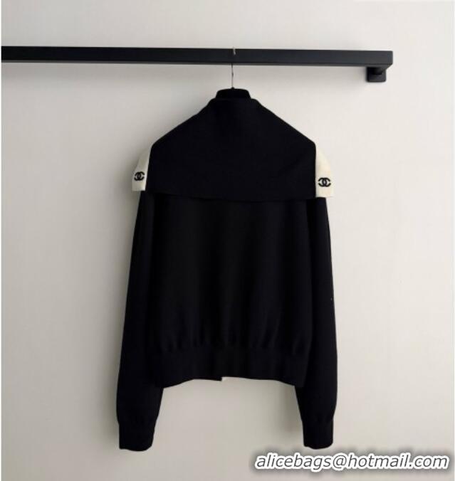 Spot Bulk Chanel Wool Cardigan CH093027 Black 2026