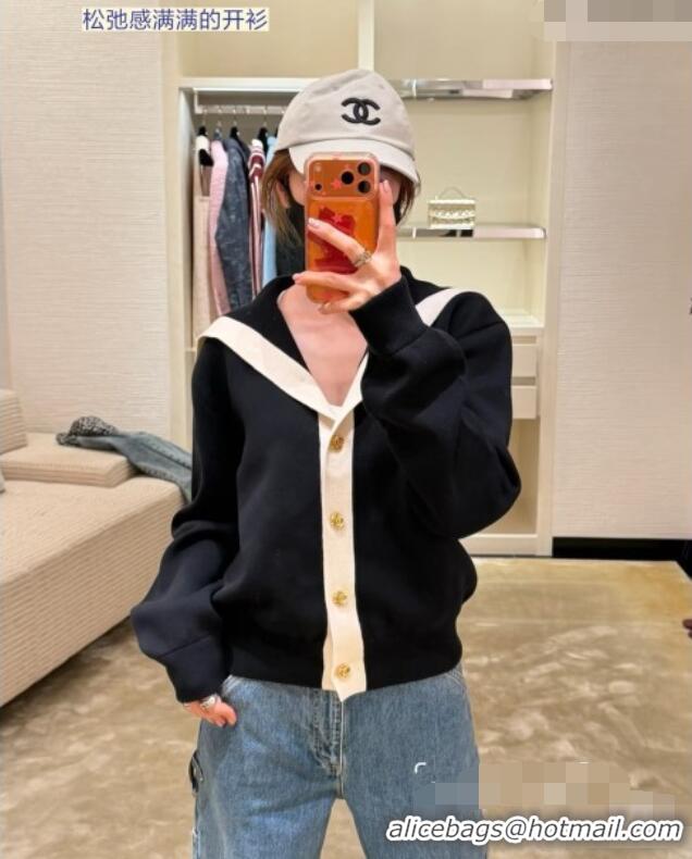 Spot Bulk Chanel Wool Cardigan CH093027 Black 2026