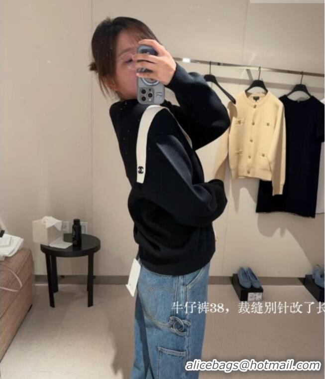 Spot Bulk Chanel Wool Cardigan CH093027 Black 2026