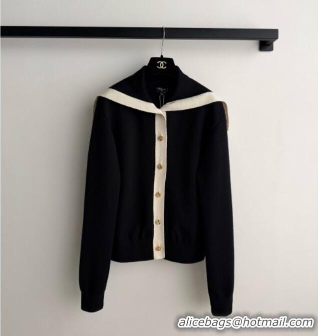 Spot Bulk Chanel Wool Cardigan CH093027 Black 2026
