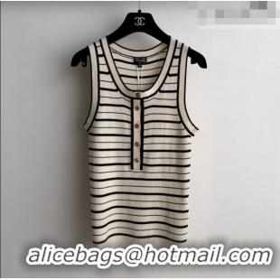 Original Cheap Chanel Cashmere Vest CH093030 Beige 2026
