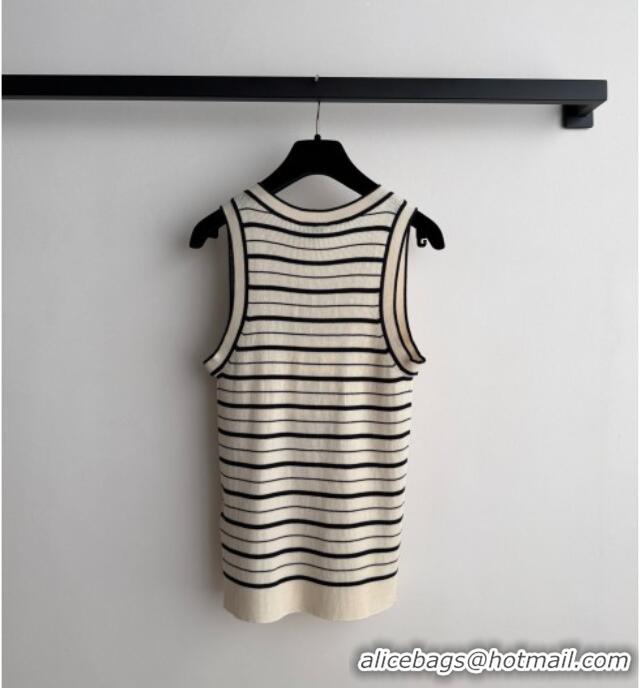 Original Cheap Chanel Cashmere Vest CH093030 Beige 2026