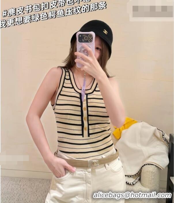 Original Cheap Chanel Cashmere Vest CH093030 Beige 2026