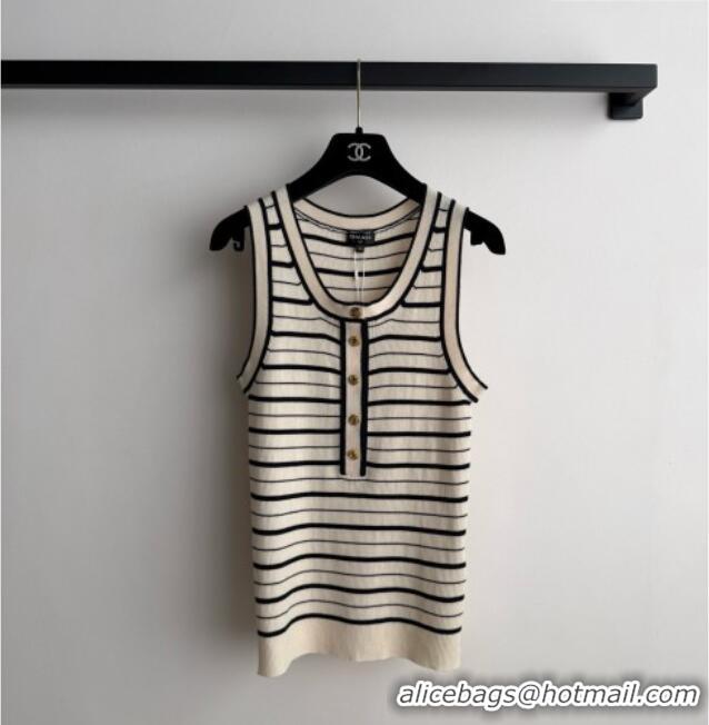 Original Cheap Chanel Cashmere Vest CH093030 Beige 2026