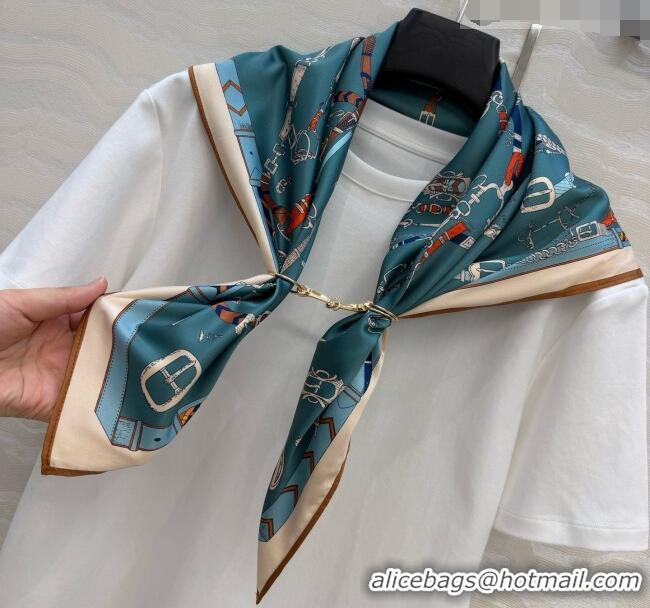 Spot Bulk Hermes Cotton T-shirt with Scarf CH093022 White 2026