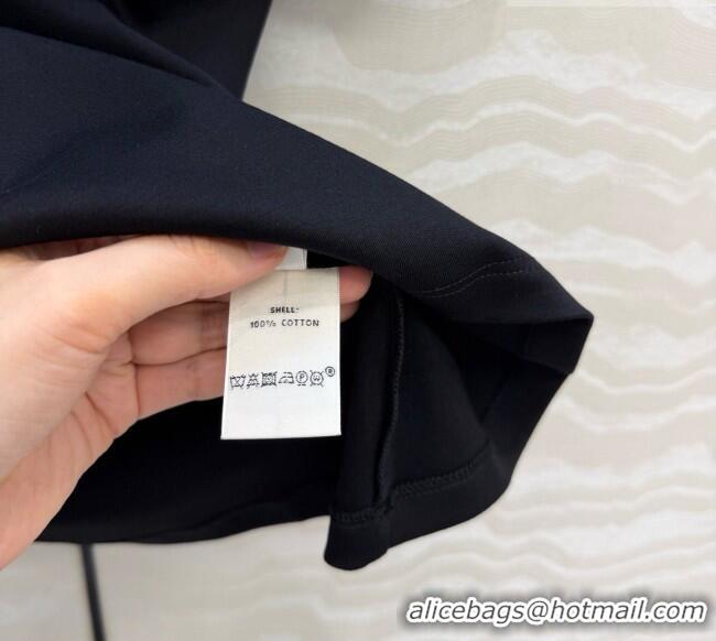 Grade Quality Hermes Cotton T-shirt with Scarf CH093024 Black 2026