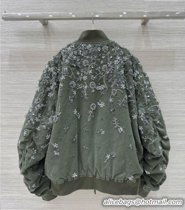 Luxury Discount Miu Miu Padded Jacket M093031 Green 2026