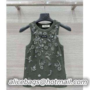 Well Crafted Miu Miu Vest M093032 Green 2026