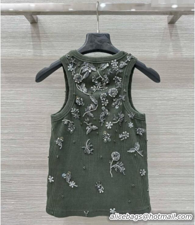 Well Crafted Miu Miu Vest M093032 Green 2026