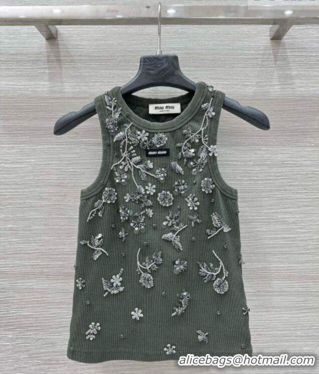 Well Crafted Miu Miu Vest M093032 Green 2026