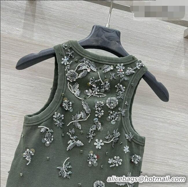 Well Crafted Miu Miu Vest M093032 Green 2026
