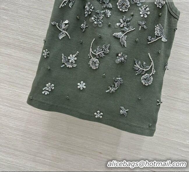 Well Crafted Miu Miu Vest M093032 Green 2026