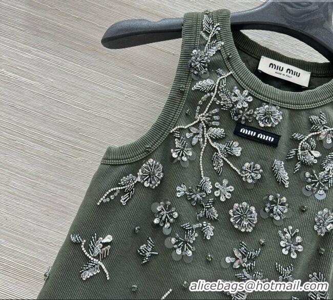 Well Crafted Miu Miu Vest M093032 Green 2026