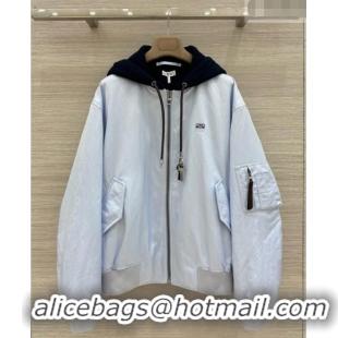 Discount Design Loewe Jacket L093033 Light Blue 2026