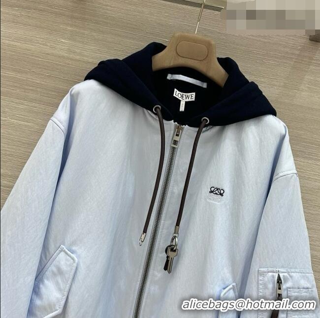 Discount Design Loewe Jacket L093033 Light Blue 2026
