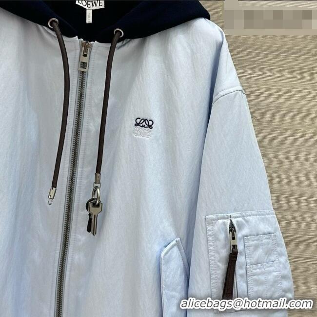 Discount Design Loewe Jacket L093033 Light Blue 2026