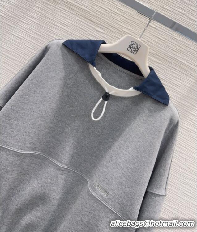 Good Taste Loewe Cotton Sweatshirt L093045 Grey 2026
