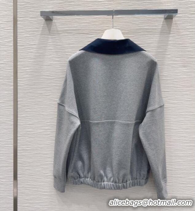 Good Taste Loewe Cotton Sweatshirt L093045 Grey 2026