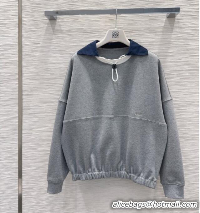 Good Taste Loewe Cotton Sweatshirt L093045 Grey 2026