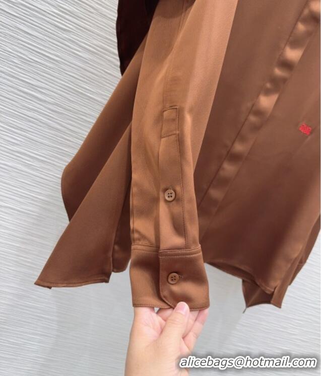 Classic Promotional Loewe Shirt L093048 Brown 2026