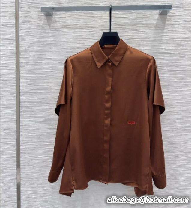 Classic Promotional Loewe Shirt L093048 Brown 2026